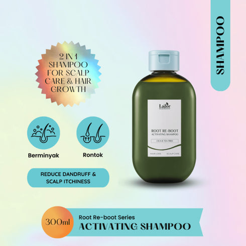 Root Re - Boot Activating Sampon (Cica & Tea Tree), 300 ml - WowSkin Romania